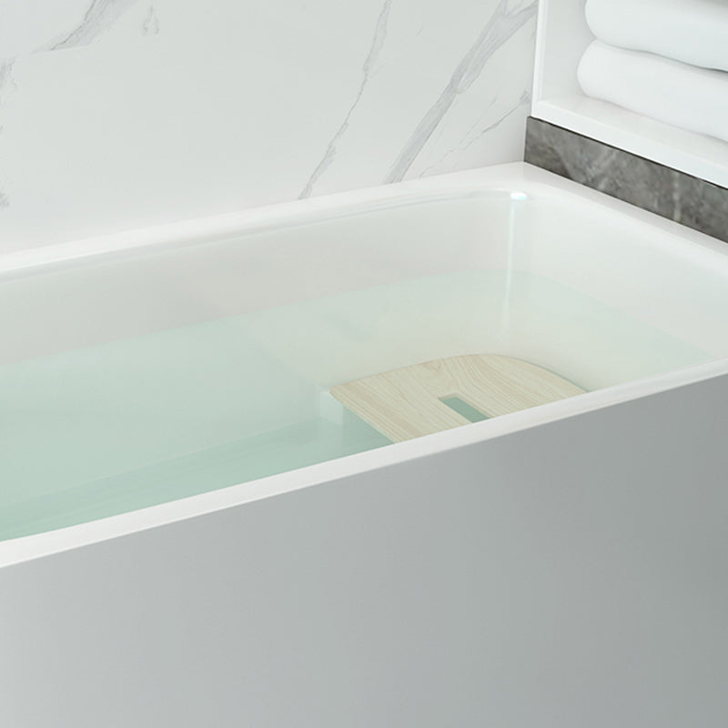Modern Style Apron Front Bathtub Rectangular Acrylic Bathroom Bathtub