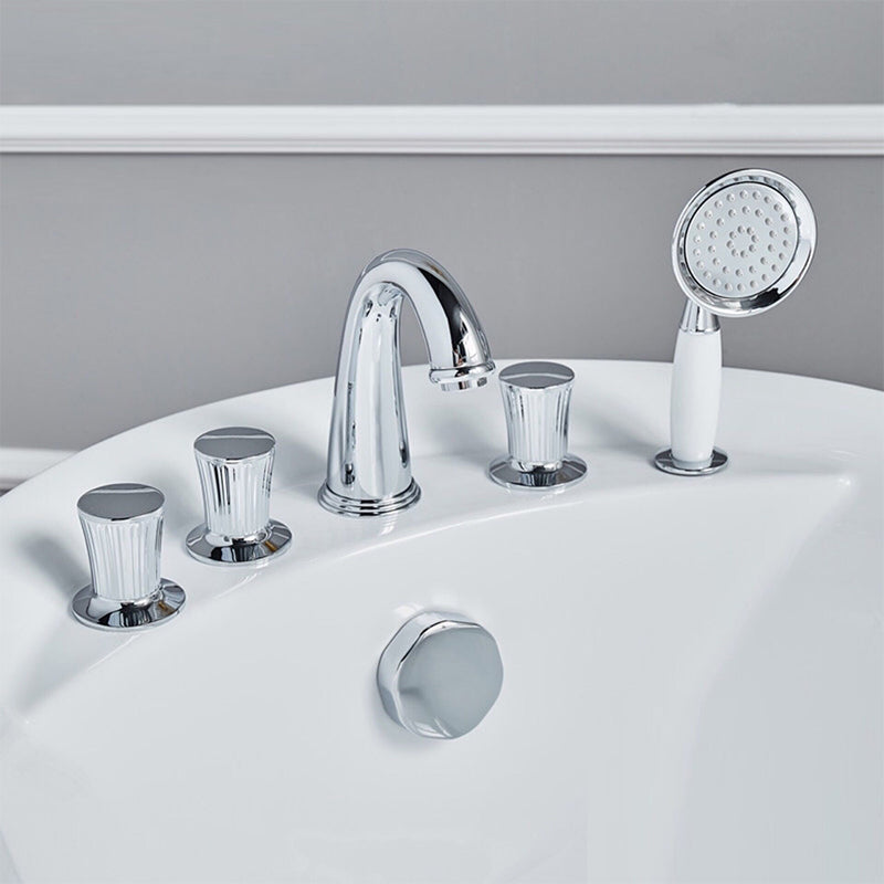 Modern Style Freestanding Bath Tub Acrylic Free Form Bathtub in White