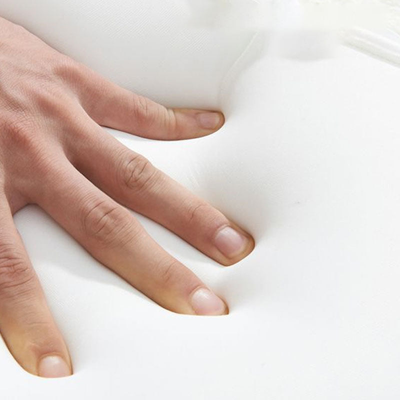 Solid Color Round Ottoman Mildew Resistant Velvet Upholstered Ottoman