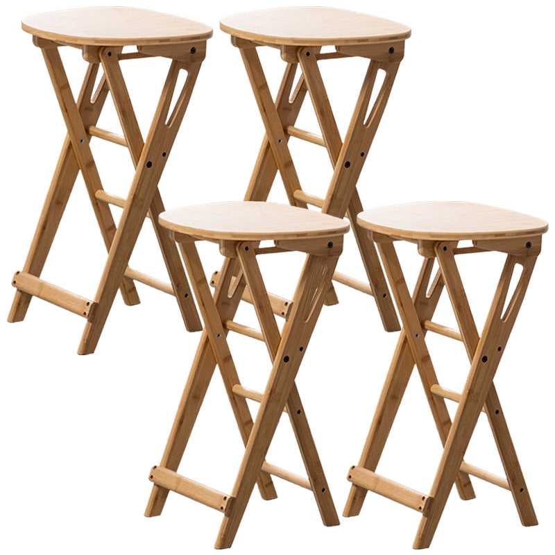 Folding Barstools Contemporary Armless Bar Stools with Swivel