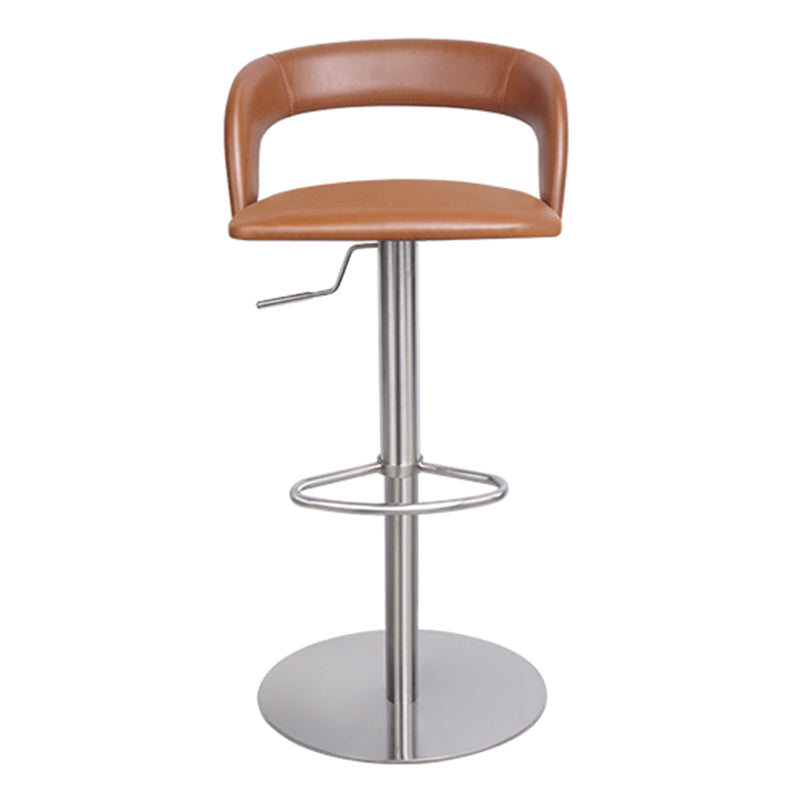 Adjustable Counter Height Stools Modern Faux Leather Bar Stools