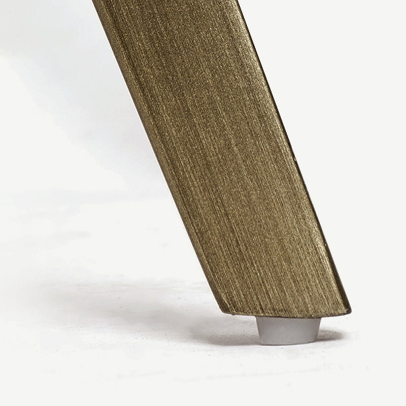 Armless Modern Counter Stool Faux Leather and Metal Counter Bar Stool