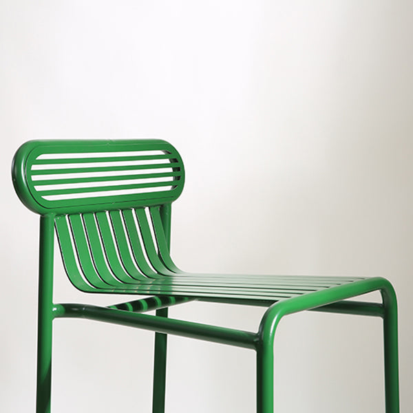 Metallic Finish Indoor Stools Industrial Style Metal Bar Stools