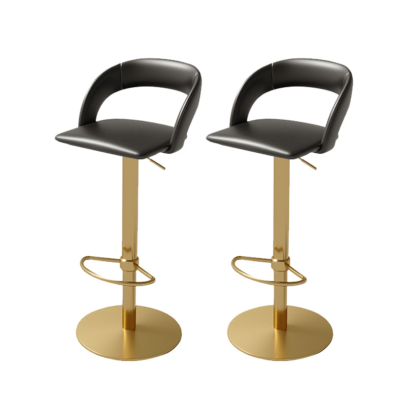 Swivel Leather Bar Stool Adjustable Height Counter Stool for Bristol