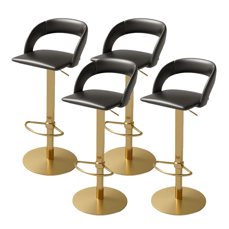 Swivel Leather Bar Stool Adjustable Height Counter Stool for Bristol