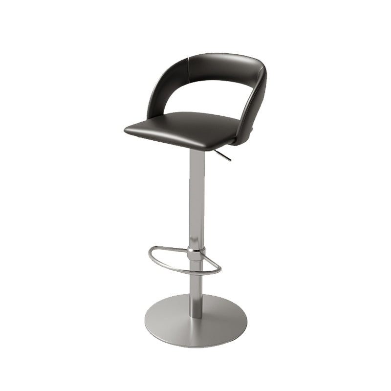 Swivel Leather Bar Stool Adjustable Height Counter Stool for Bristol