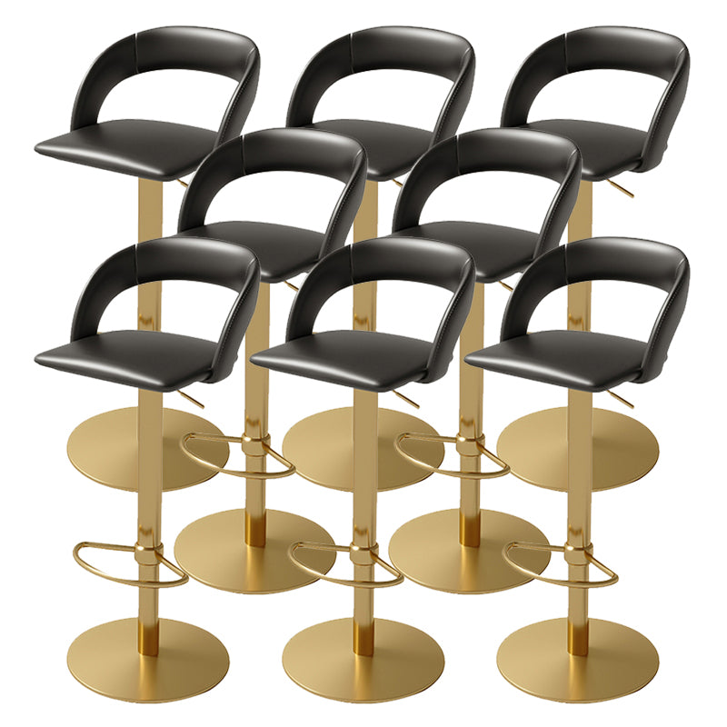 Swivel Leather Bar Stool Adjustable Height Counter Stool for Bristol