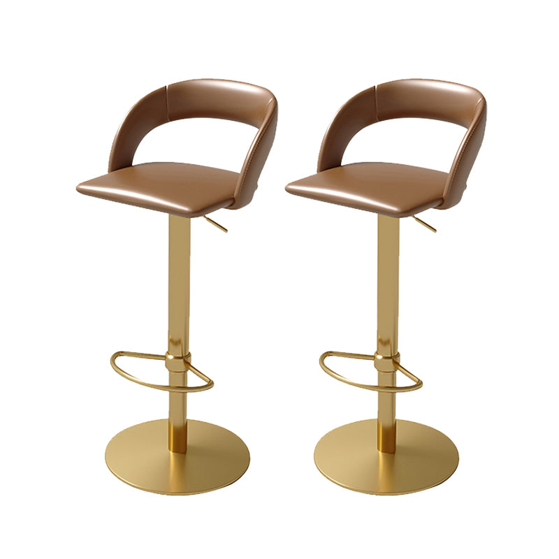 Swivel Leather Bar Stool Adjustable Height Counter Stool for Bristol