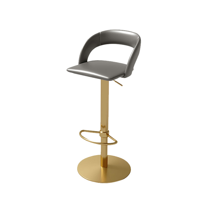 Swivel Leather Bar Stool Adjustable Height Counter Stool for Bristol