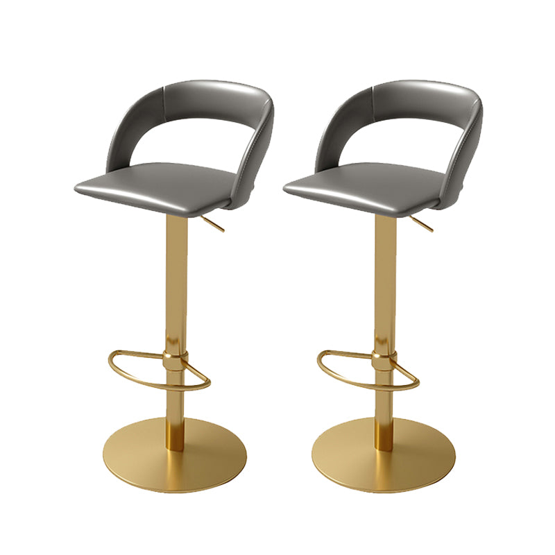 Swivel Leather Bar Stool Adjustable Height Counter Stool for Bristol