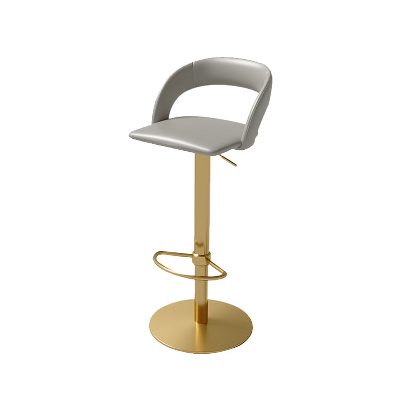 Swivel Leather Bar Stool Adjustable Height Counter Stool for Bristol
