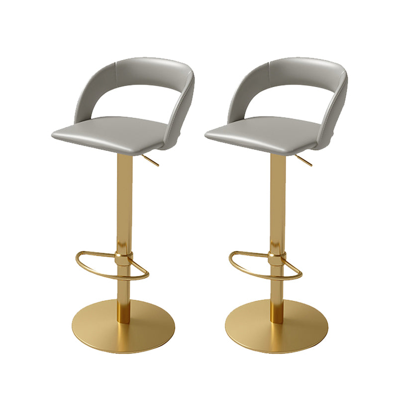 Swivel Leather Bar Stool Adjustable Height Counter Stool for Bristol