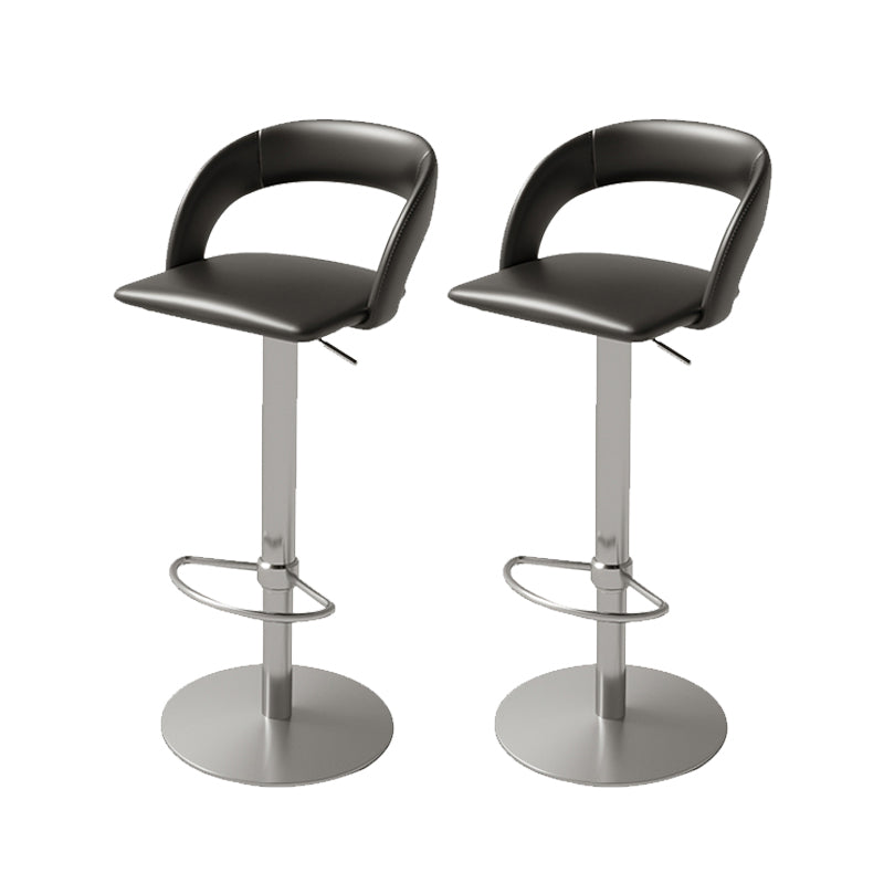 Swivel Leather Bar Stool Adjustable Height Counter Stool for Bristol