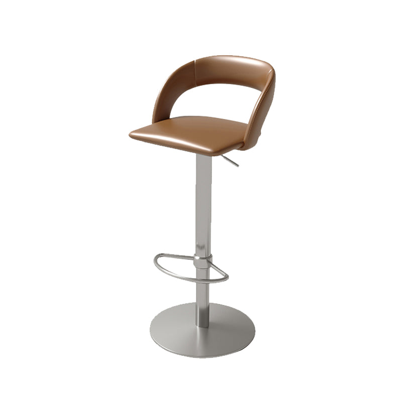 Swivel Leather Bar Stool Adjustable Height Counter Stool for Bristol