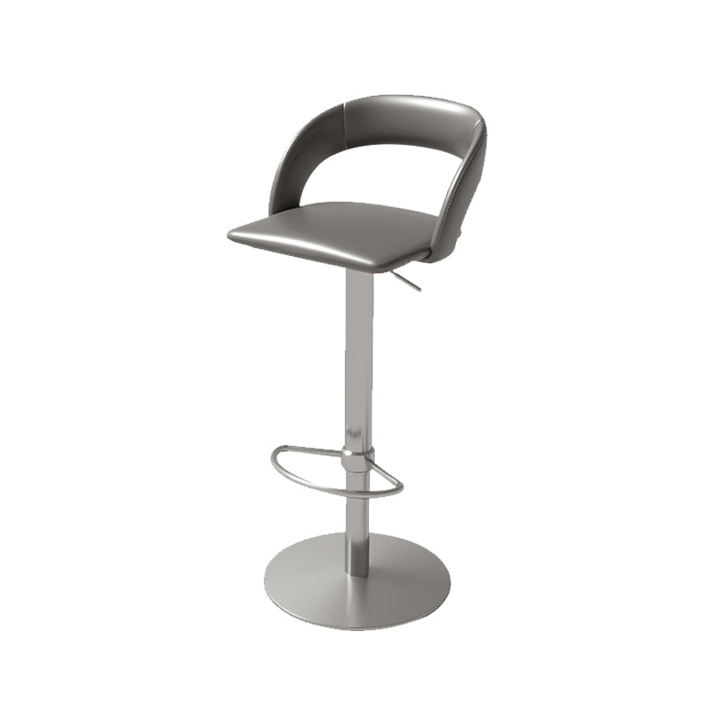 Swivel Leather Bar Stool Adjustable Height Counter Stool for Bristol