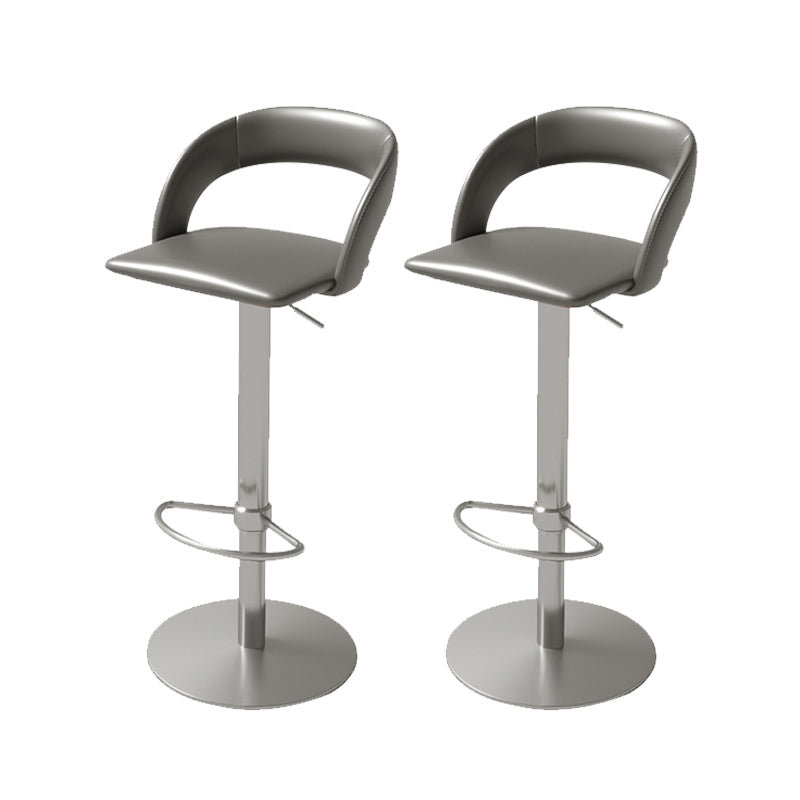 Swivel Leather Bar Stool Adjustable Height Counter Stool for Bristol