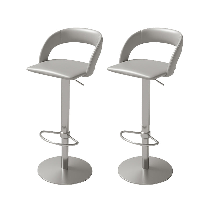 Swivel Leather Bar Stool Adjustable Height Counter Stool for Bristol