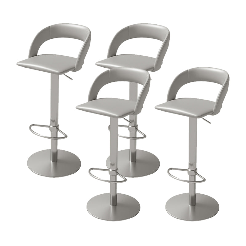 Swivel Leather Bar Stool Adjustable Height Counter Stool for Bristol