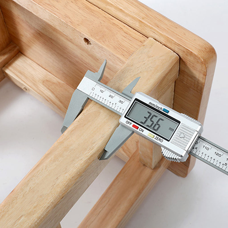 Modern Style Leather Bar Stool Rubberwood Counter Stool for Home