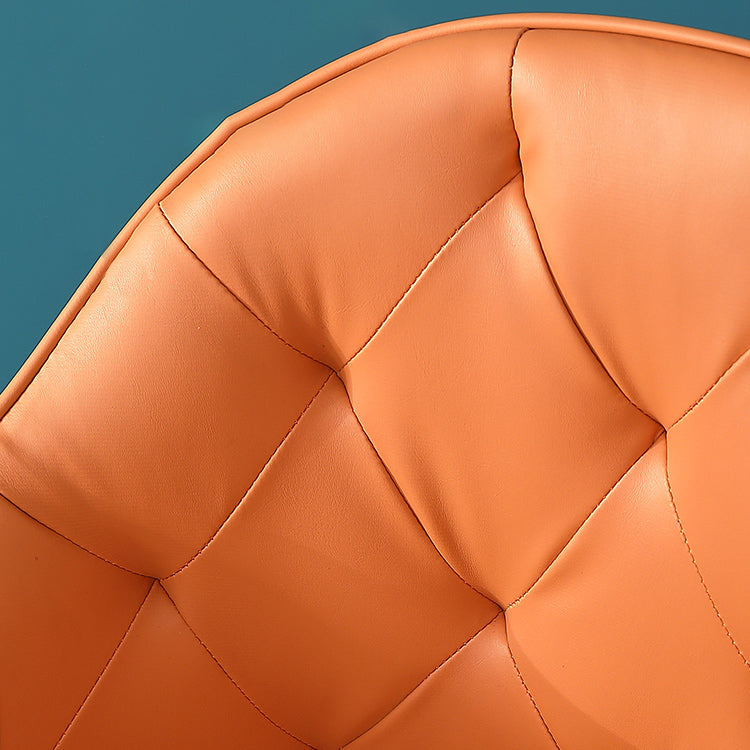 Glam Leather Bar Stool Backrest Counter Stool for Bristol with Metal Legs