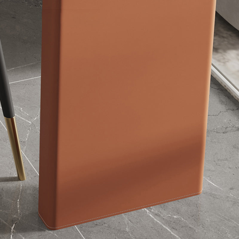 Modern Stone Top Bar Dining Table Rectangle Pub Table with Double Pedestal