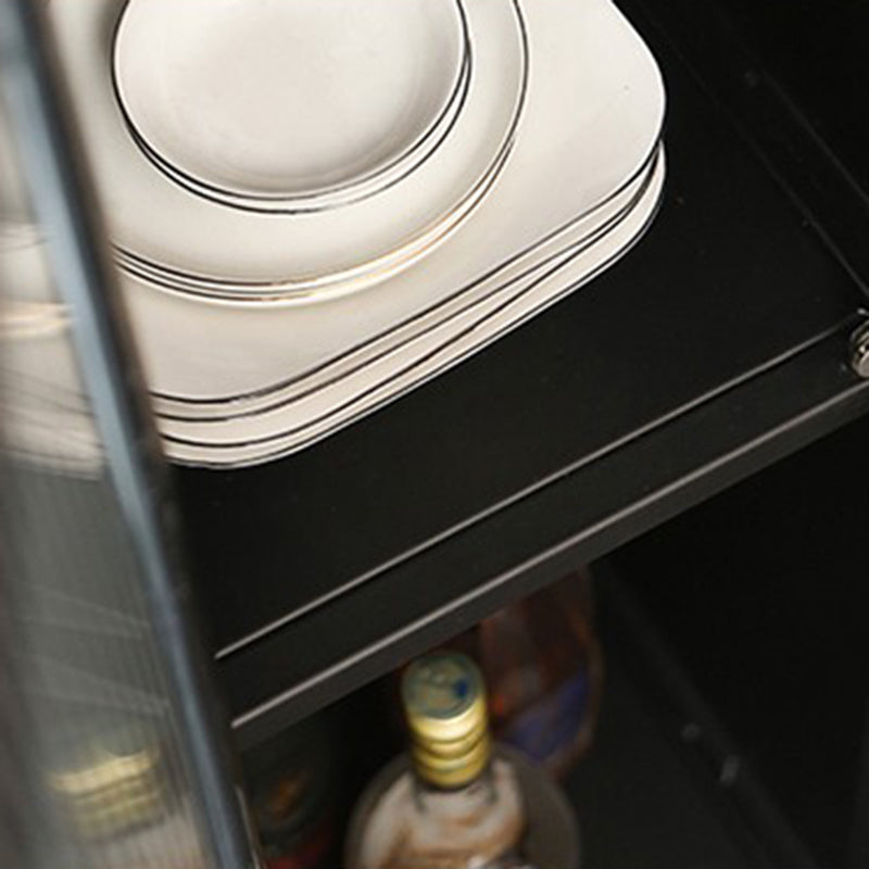 Modern Style Bistro Bar Table Sintered Stone Bar Table with Storage