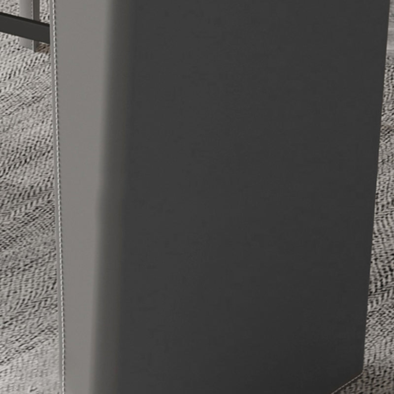 Sintered Stone Bistro Bar Table Modern Double Pedestal Bar Table for Home