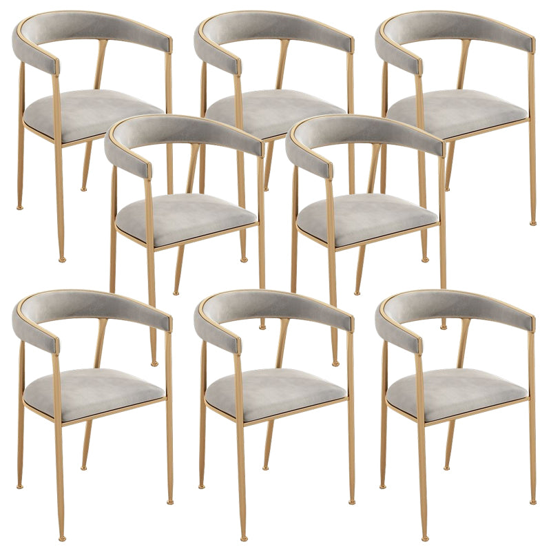 Upholstered Dining Arm Chair Cane Back Dining Chairs for Home Use