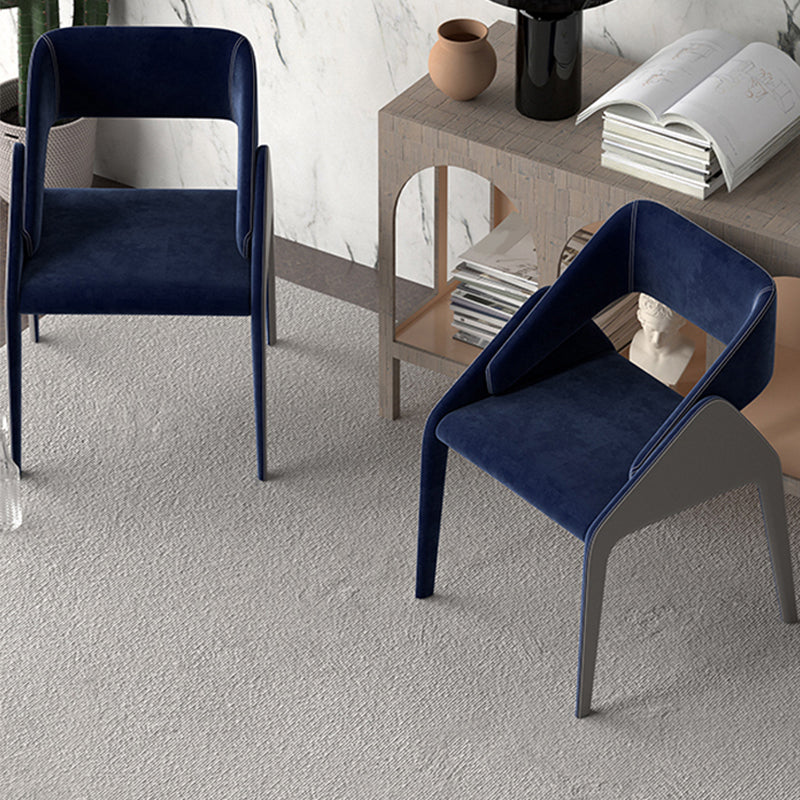 Modern Style Arm Chair Metal Open Back Dining Room Chair for Kitchen