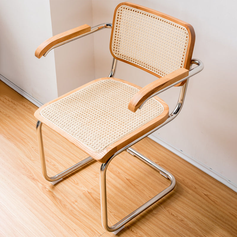 Modern Style Chair Metal Open Back Dining Room Chair for Kitchen