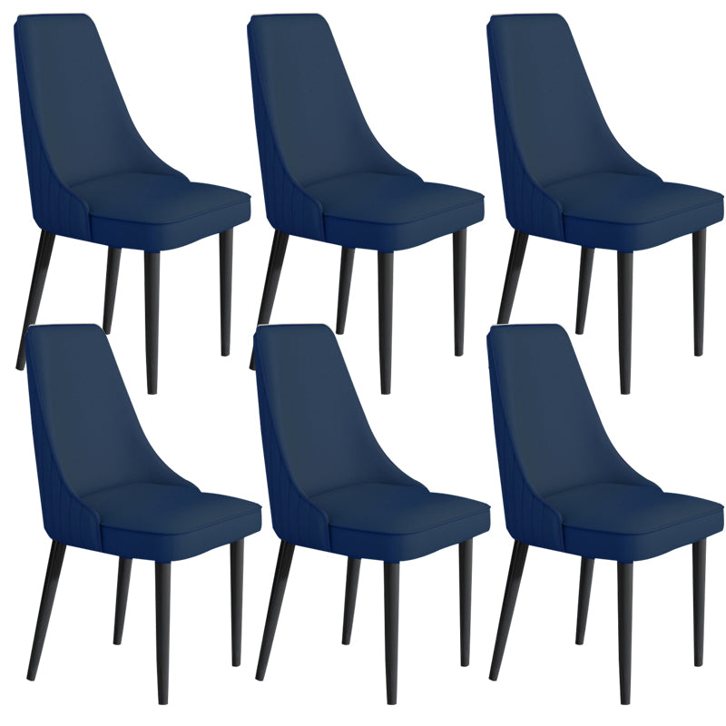 Faux Leather Dining Chair Parsons Home Arm Dining Side Chair