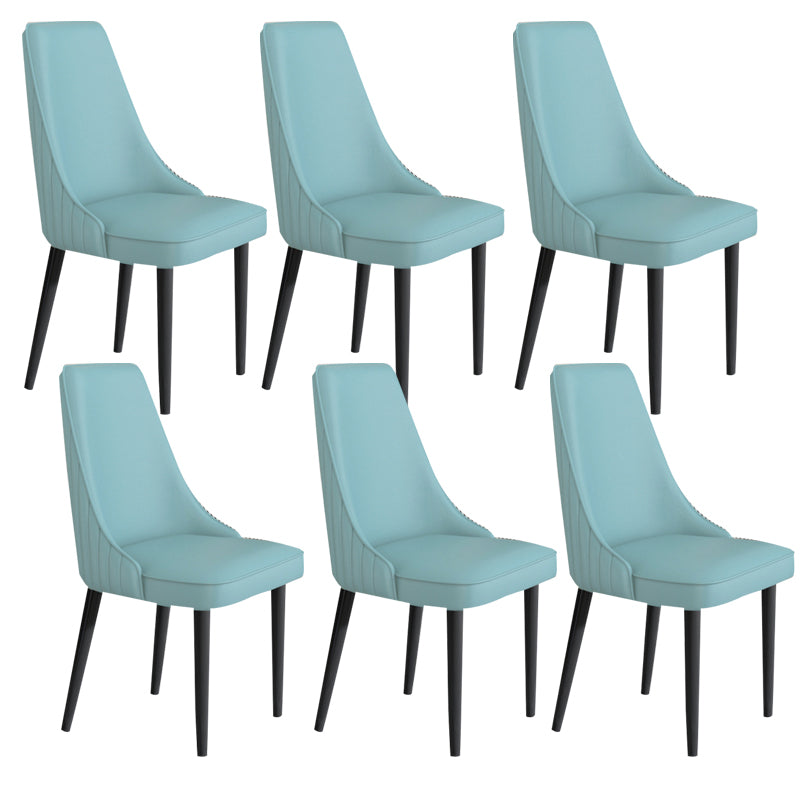 Faux Leather Dining Chair Parsons Home Arm Dining Side Chair