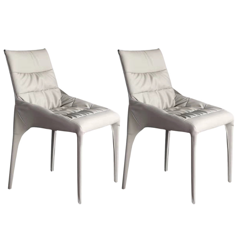 Upholstered Armless Dining Chairs Dining Room Kitchen Parsons Chair