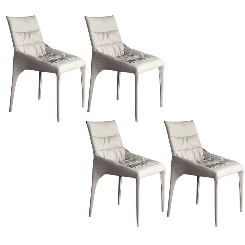 Upholstered Armless Dining Chairs Dining Room Kitchen Parsons Chair