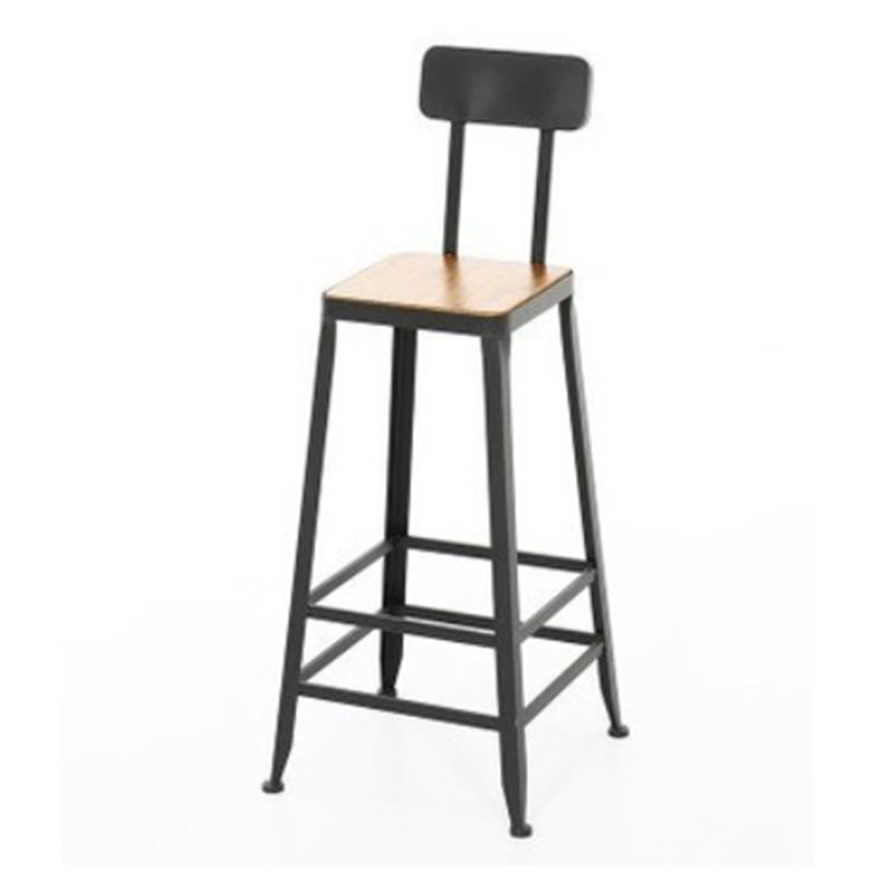 Glam 1/2 Pieces Bar Table Set Rectangle Wood Counter Table with Stools