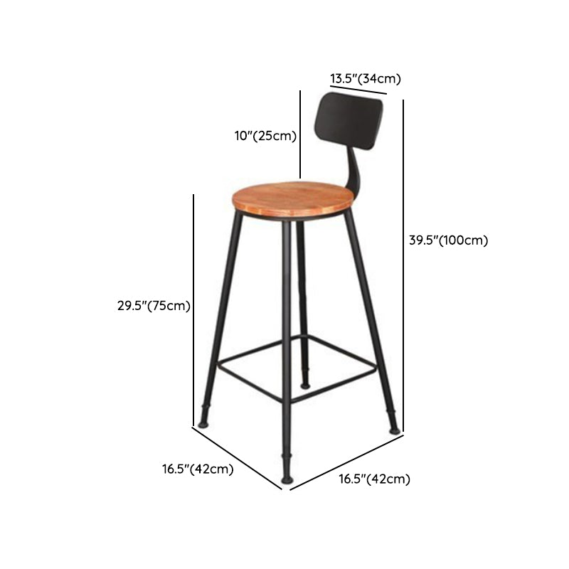 Glam 1/2 Pieces Bar Table Set Rectangle Wood Counter Table with Stools