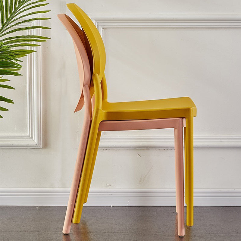 Plastic Modern Chair 16.1" Wide King Louis Back Side Chair Set