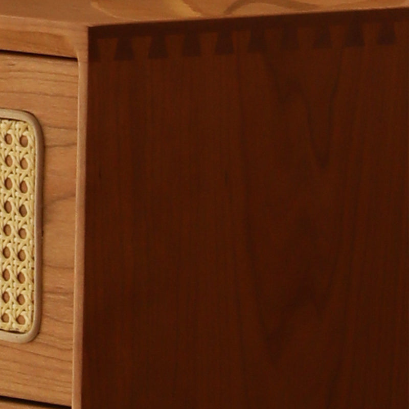 15.6-inch Width Contemporary Storage Chest Solid Wood Dresser with 6/9 Drawers