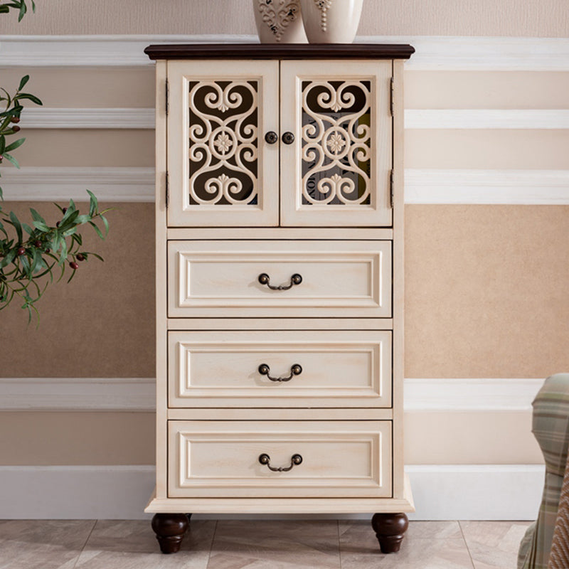 15.6-inch Width Solid Wood Storage Chest Traditional Dresser