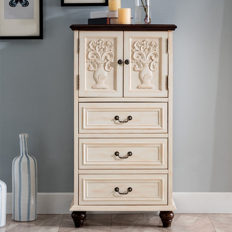 15.6-inch Width Solid Wood Storage Chest Traditional Dresser