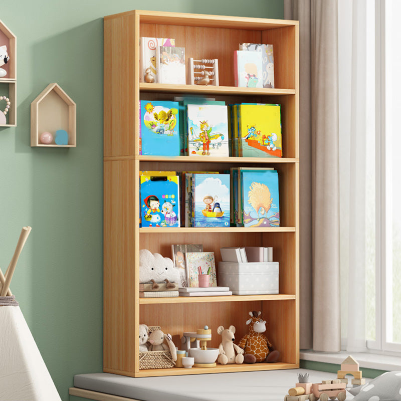 Contemporary Accent Cabinet with Wooden Shelves Rectangle Cabinet