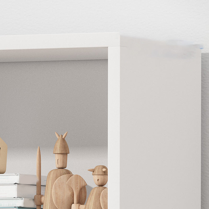 Contemporary Accent Cabinet with Wooden Shelves Rectangle Cabinet