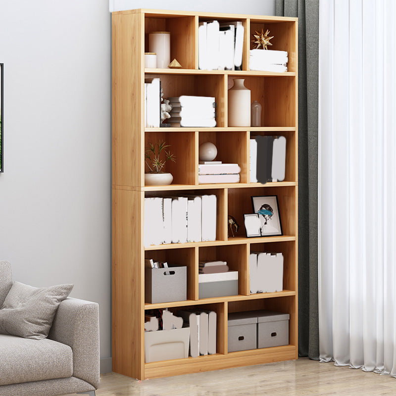 Contemporary Accent Cabinet with Wooden Shelves Rectangle Cabinet