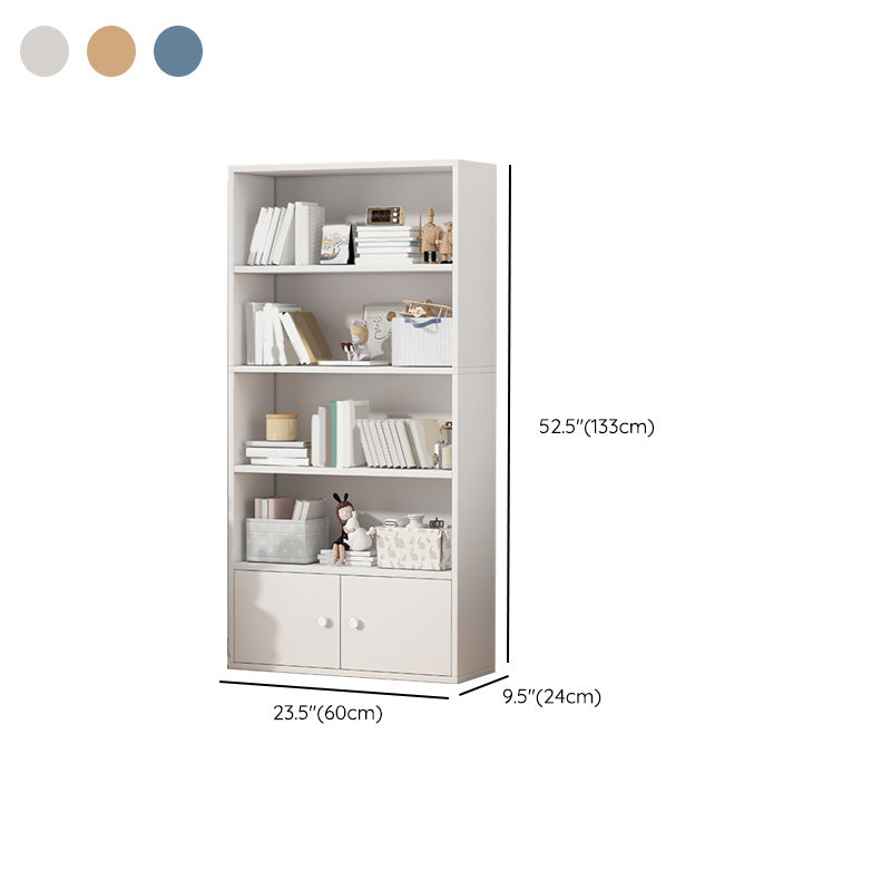Contemporary Accent Cabinet with Wooden Shelves Rectangle Cabinet