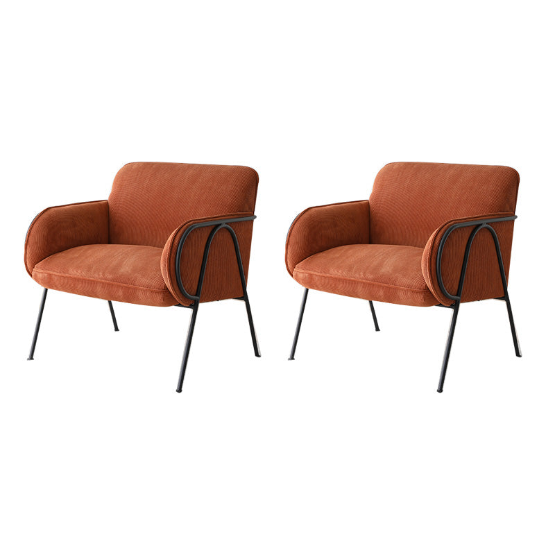Mid-Century Modern Arm Chair Living Room Arms Included Square Arms Accent Chair