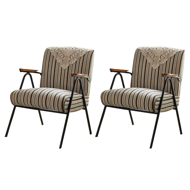 Mid-Century Modern Arm Chair Living Room Arms Included Square Arms Accent Chair