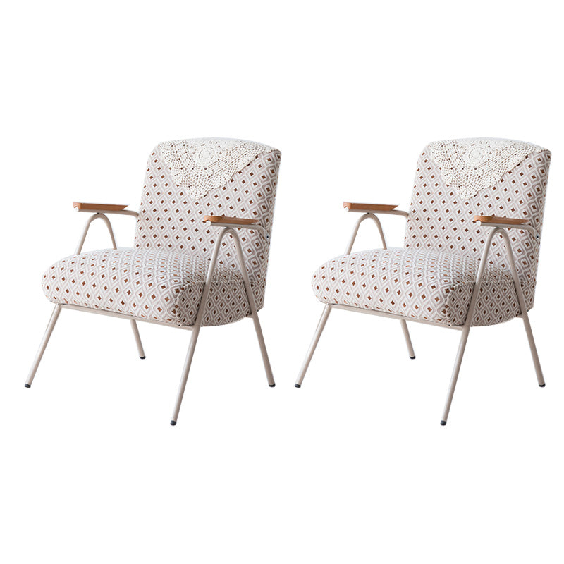 Mid-Century Modern Arm Chair Living Room Arms Included Square Arms Accent Chair