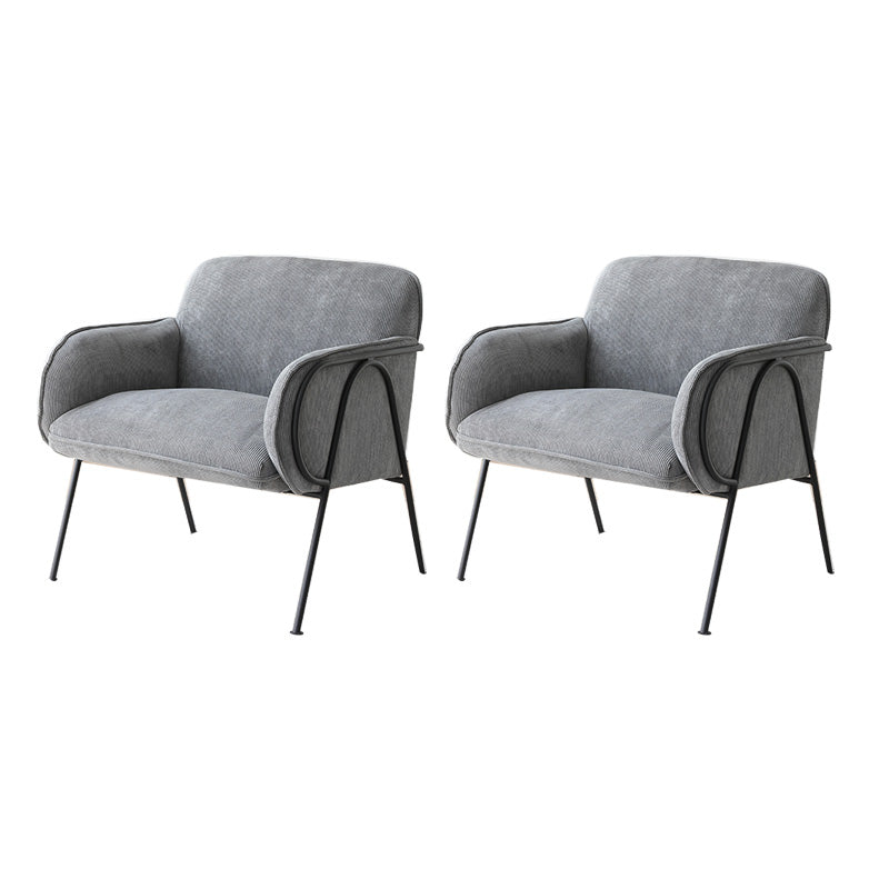Mid-Century Modern Arm Chair Living Room Arms Included Square Arms Accent Chair