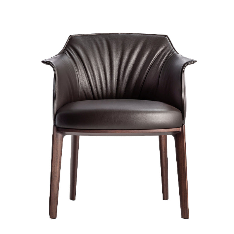 Mid-Century Modern Arm Chair Living Room Arms Included Basic Four Leg Armchair