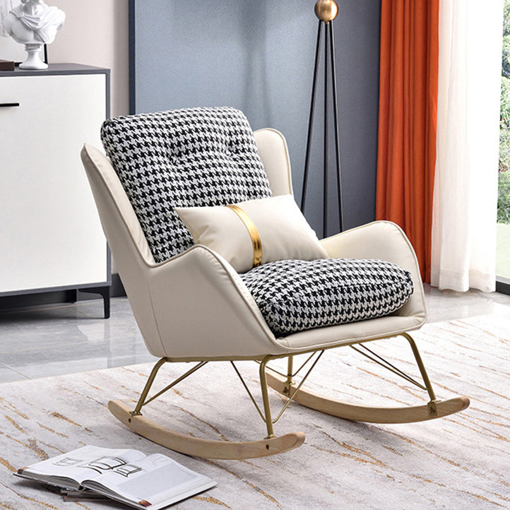 Nordic Simple Style Single Rocking Chair Leisure Home Lazy Chair